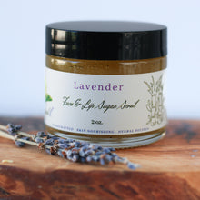 Load image into Gallery viewer, Lavender Face &amp; Lip Sugar Scrub