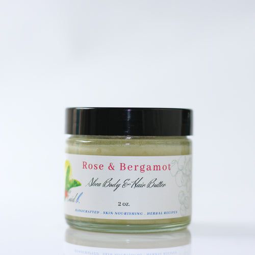 Rose and Bergamot Shea Body and Hair Butter