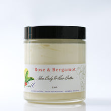 Load image into Gallery viewer, Rose and Bergamot Shea Body and Hair Butter