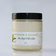 Load image into Gallery viewer, Geranium and Lavender Shea Body and Hair Butter